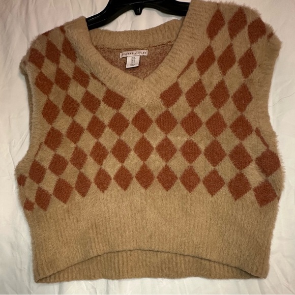 Sincerely Jules Women’s Cropped Sweater Vest size Small - Picture 4 of 10